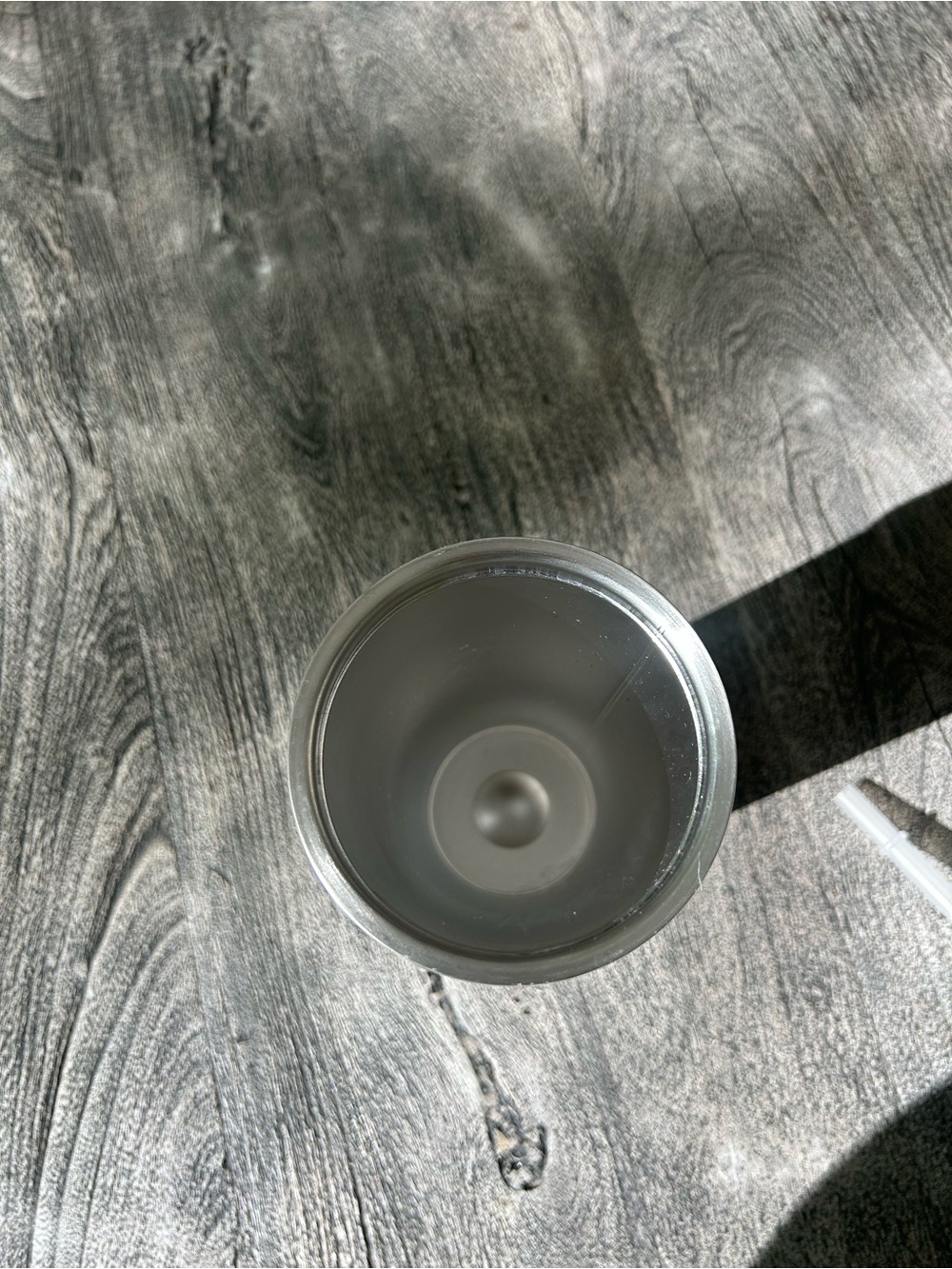BMW White Travel Tumbler with Clear Lid and Straw - Picture 5 of 7